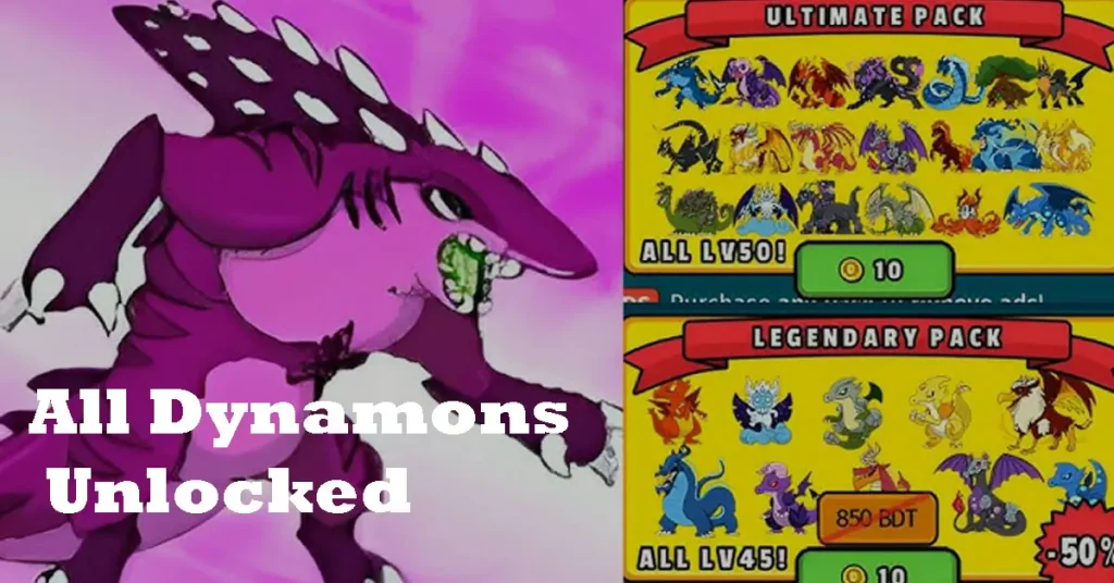 all dynamons unlocked