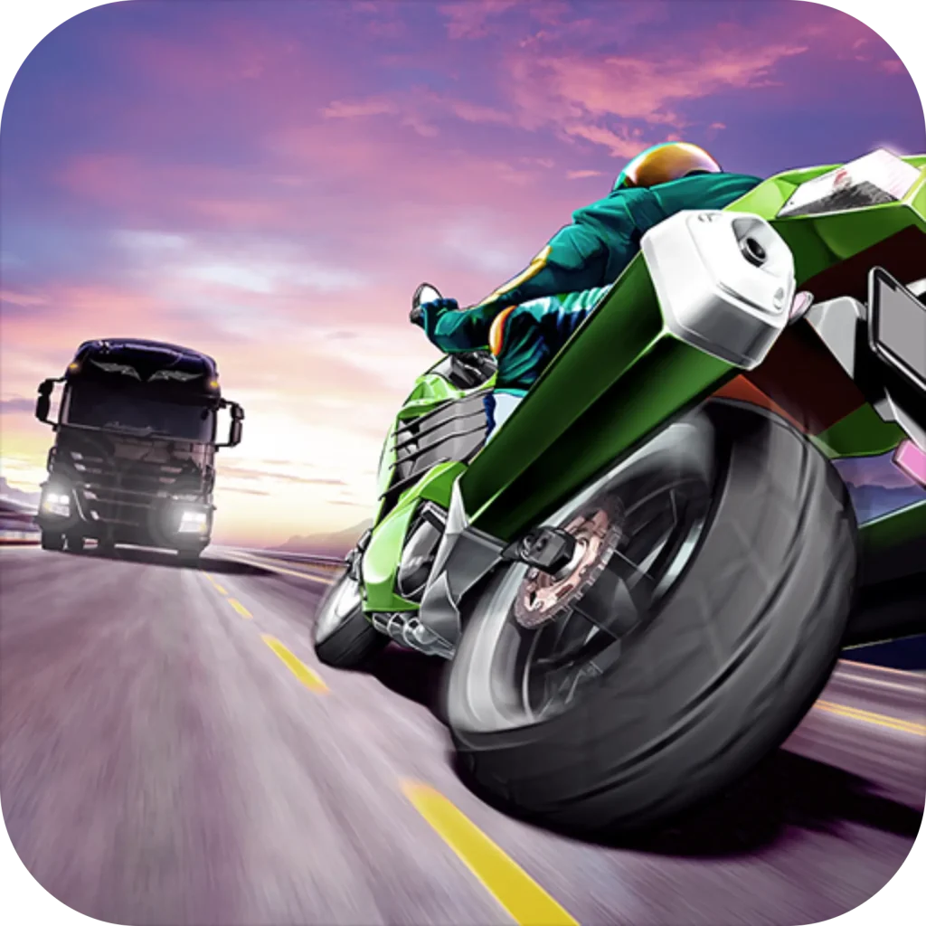 Traffic rider icon