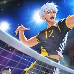 The spike volleyball story mod apk logo