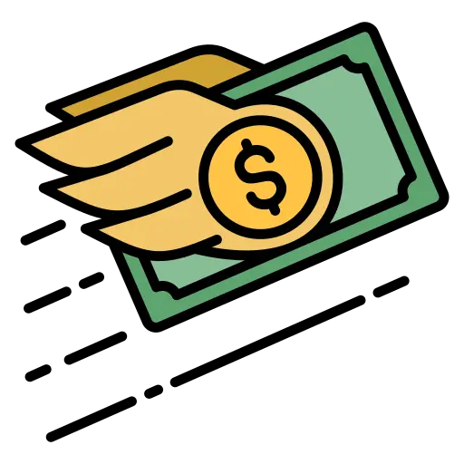 free money and chips
