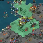 World Conqueror 4 MOD APK gameplay battle with tanks and generals