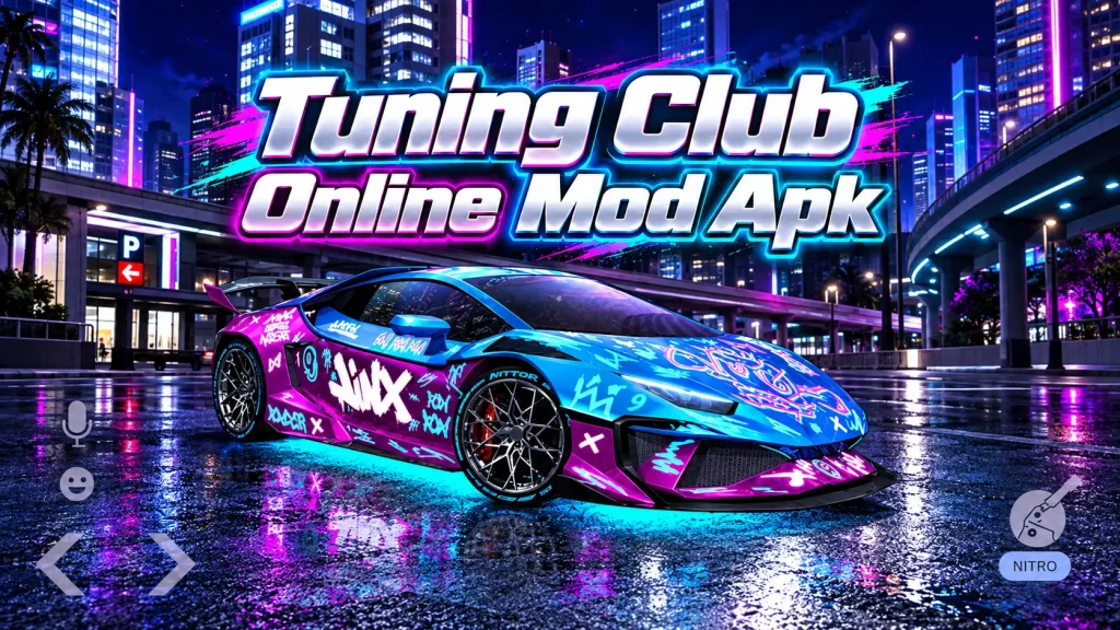 illustration Tuning Club Online MOD APK