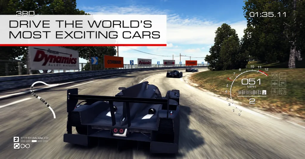GRID Autosport touring car racing on a city street circuit