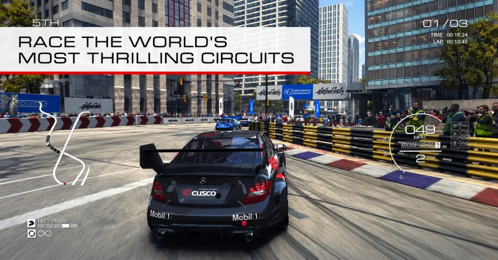 GRID Autosport open wheel cars racing into a corner