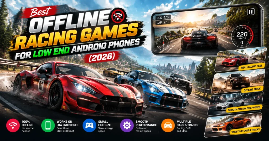 Best offline racing games for low end Android phones featured image