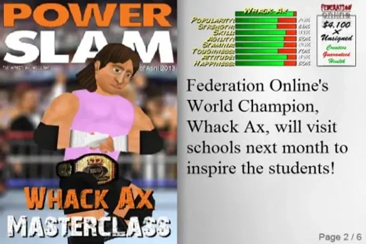 Wrestling Revolution 2D wrestling match gameplay