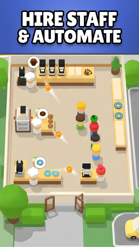 Eatventure restaurant with staff and customers