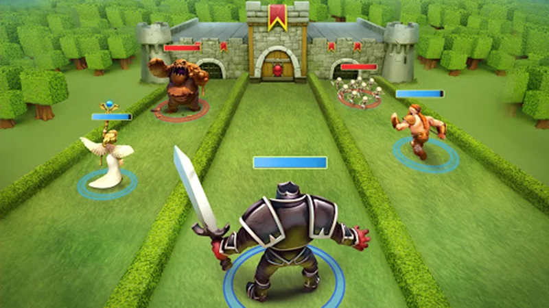 Castle Crush three lane card battle