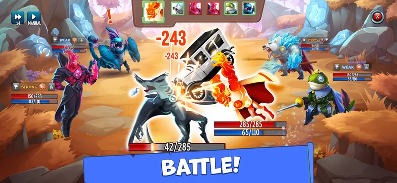 Monster Legends island with habitats and farms