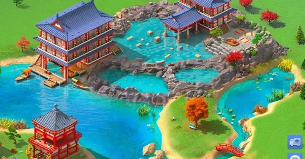 Megapolis Japanese-style buildings district