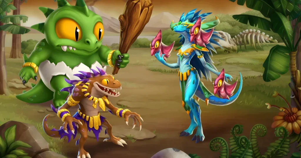 Monster Legends breeding mountain screen