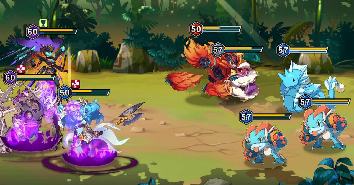 Monster Legends team battle with legendary monsters