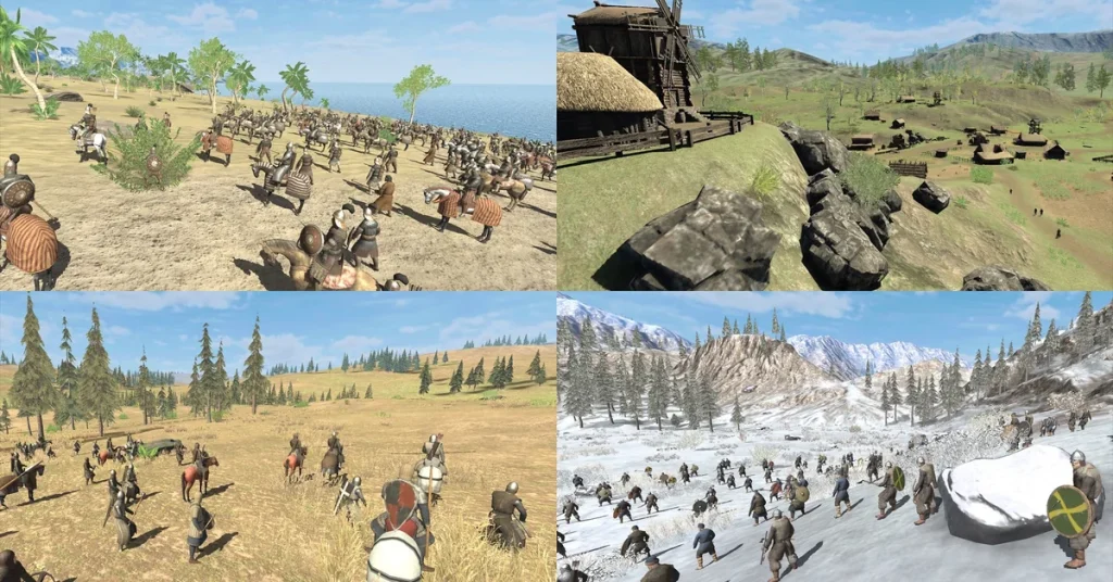 Steel And Flesh 2 medieval battle with cavalry