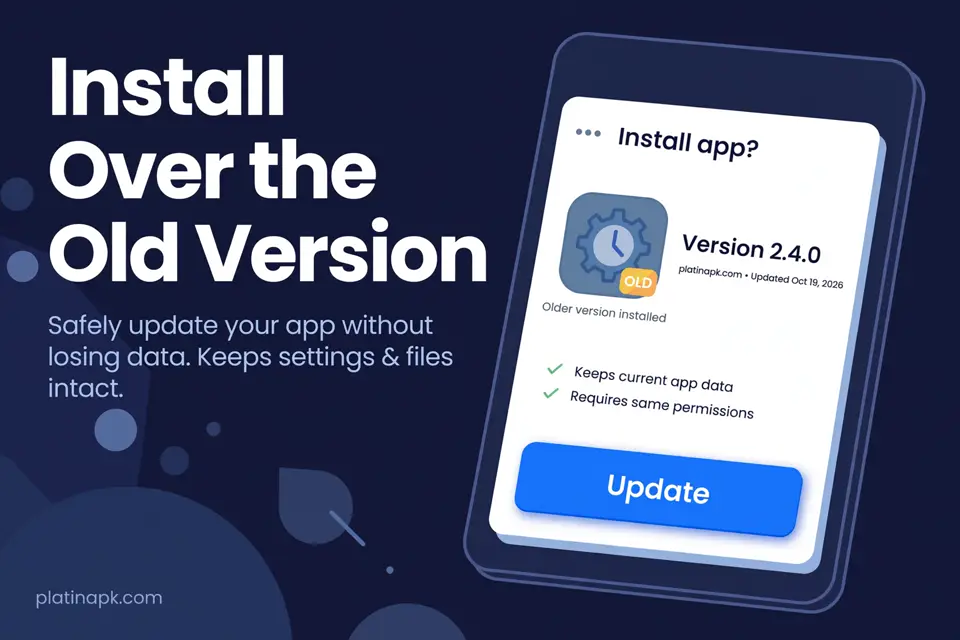 Install new MOD APK over the old version to keep game progress